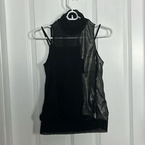 MEXX Black and Silver Turtle Neck| Size Small